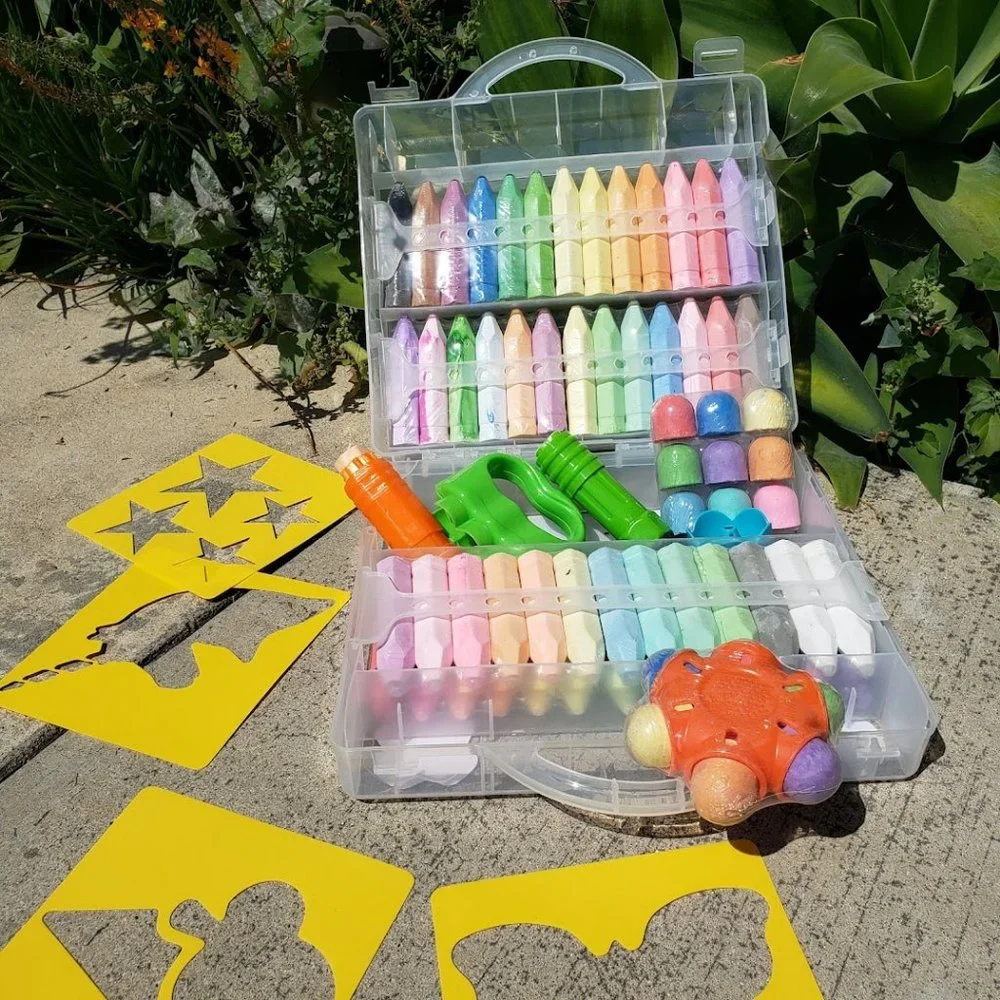 NEW 80 Piece Sidewalk Chalk Toddler School Supplies Arts and Crafts Art Easter